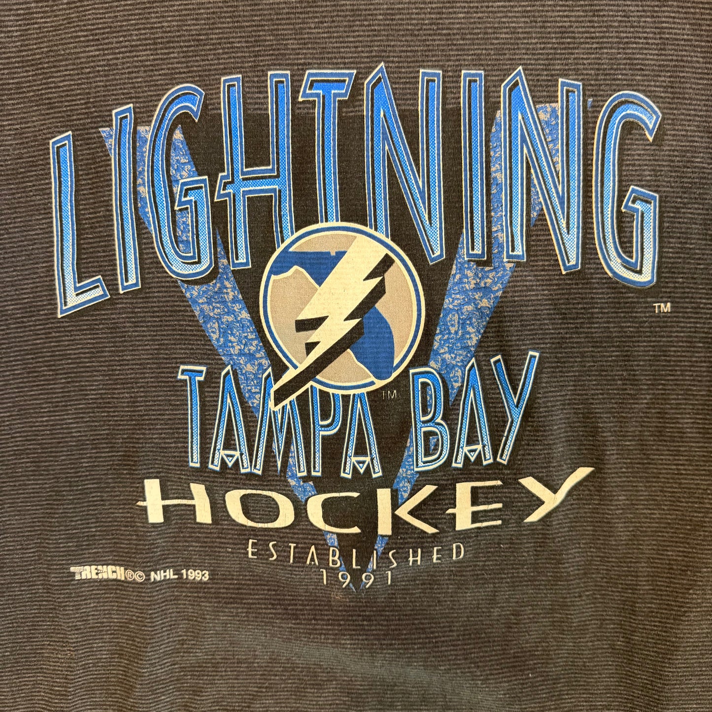 (M/L) Vintage 1993 Tampa Bay Lightning NHL Shirt