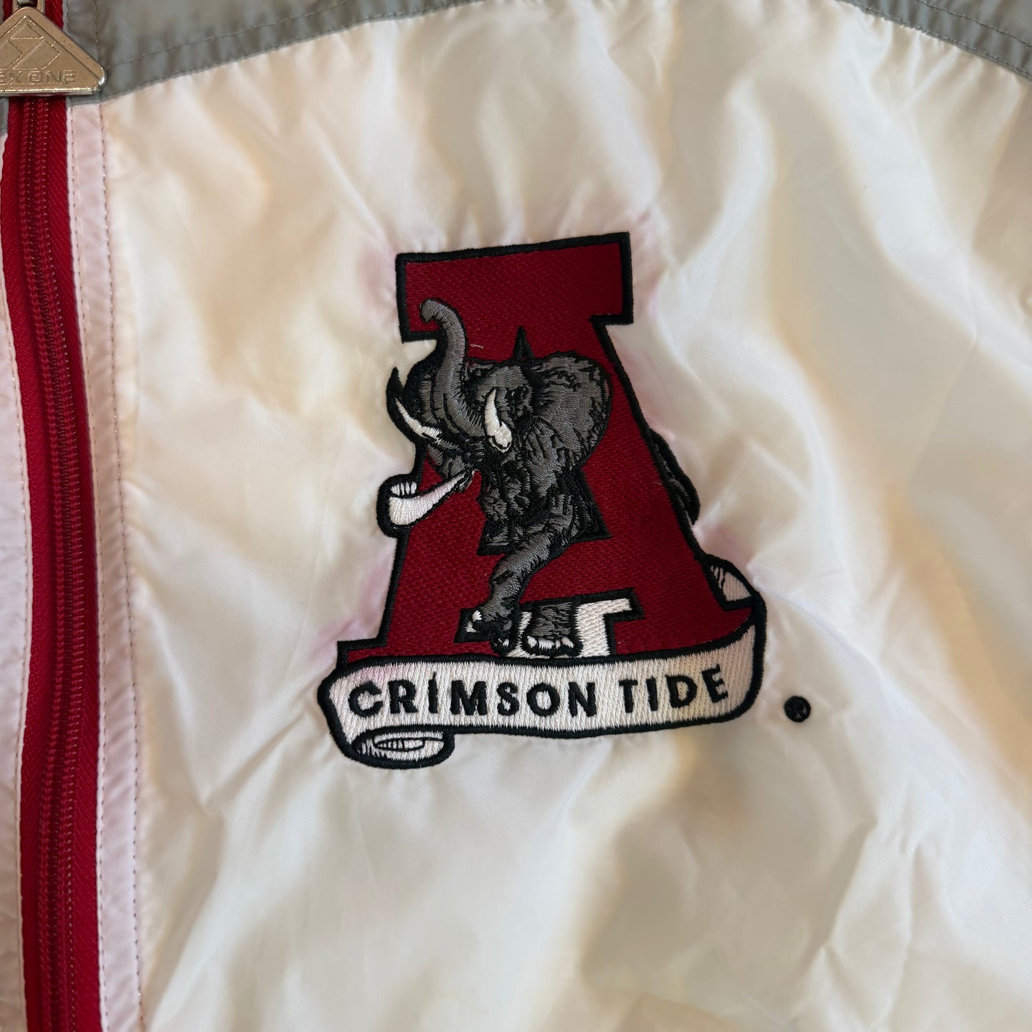 (XL) Vintage 90s University of Alabama Crimson Tide Apex One Windbreaker Jacket