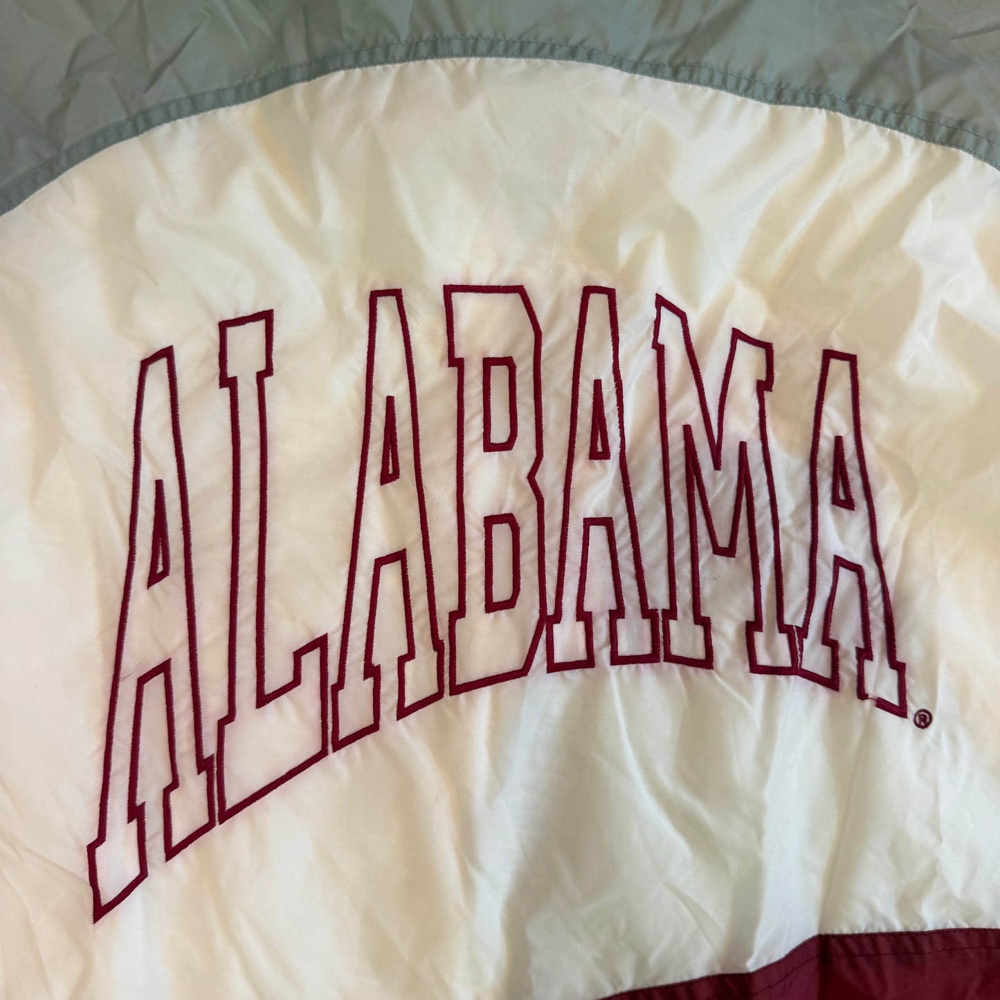 (XL) Vintage 90s University of Alabama Crimson Tide Apex One Windbreaker Jacket