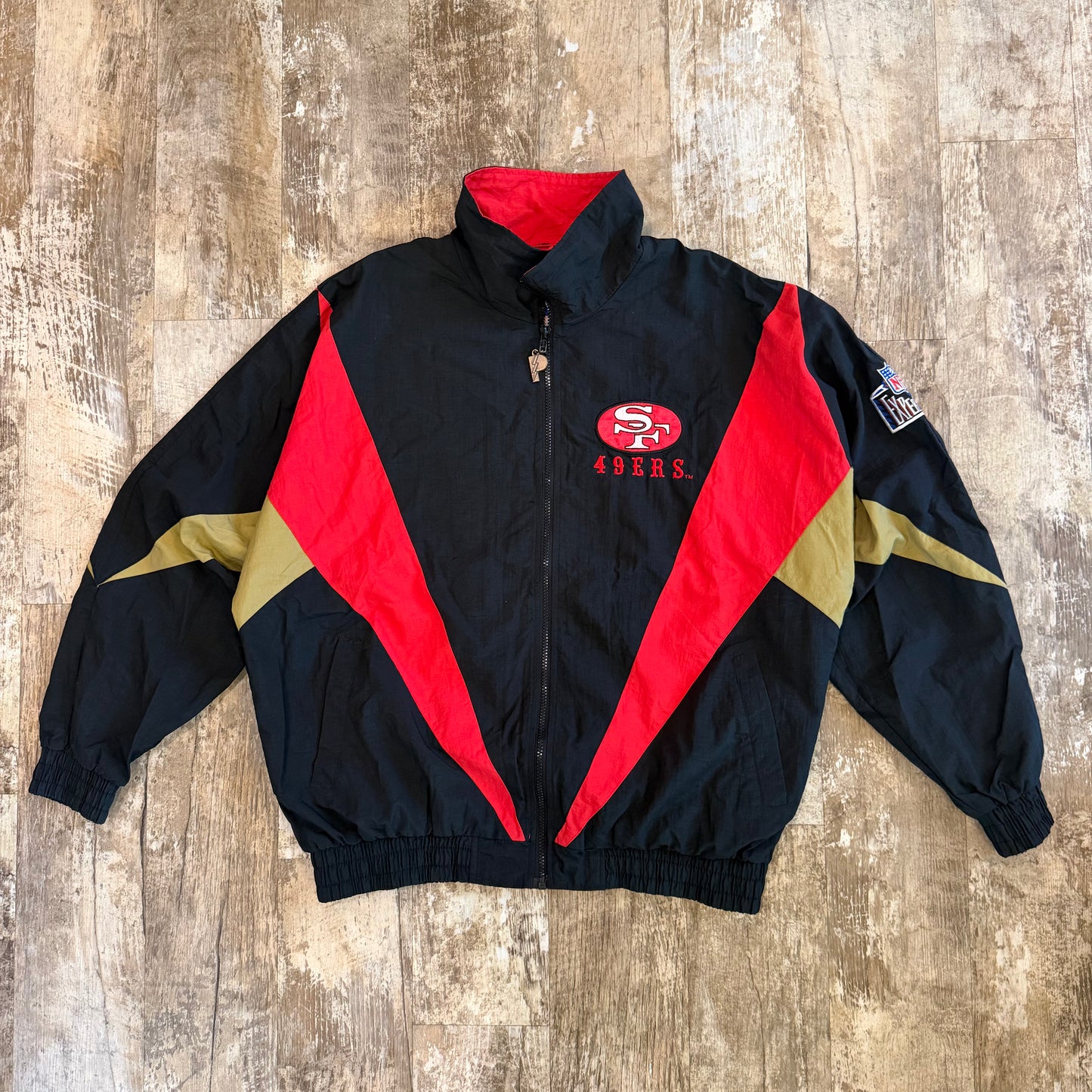 (XL) Vintage 90s Pro Player San Francisco 49ers Windbreaker Jacket