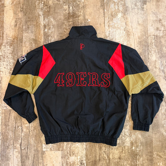 (XL) Vintage 90s Pro Player San Francisco 49ers Windbreaker Jacket