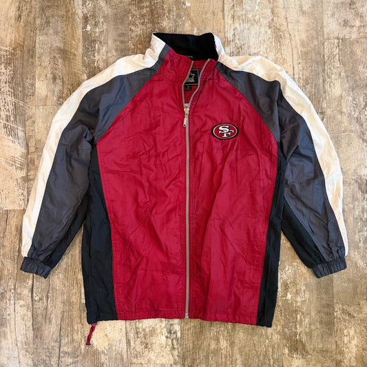 (L) Vintage 90s San Francisco 49ers Starter Windbreaker Jacket