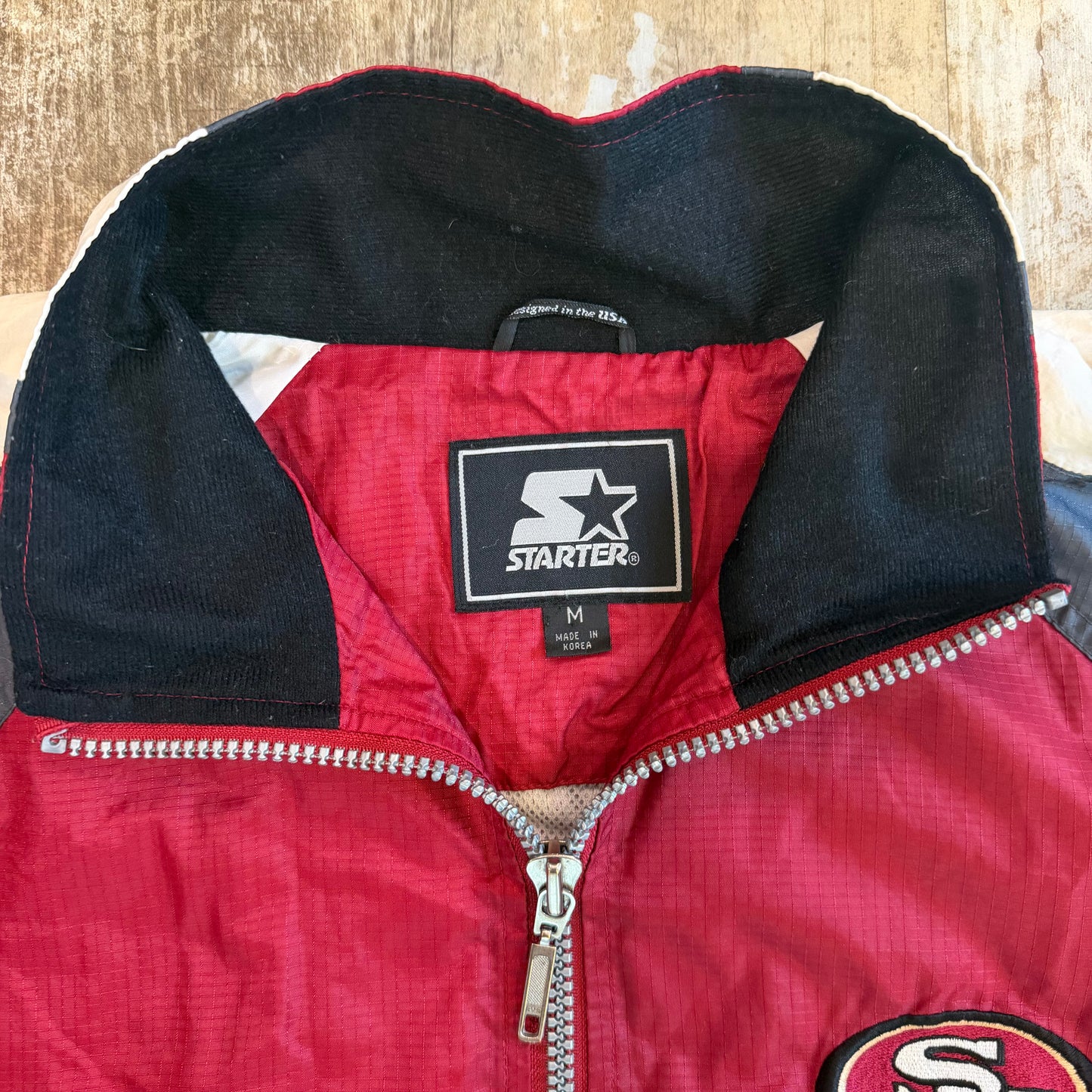 (L) Vintage 90s San Francisco 49ers Starter Windbreaker Jacket