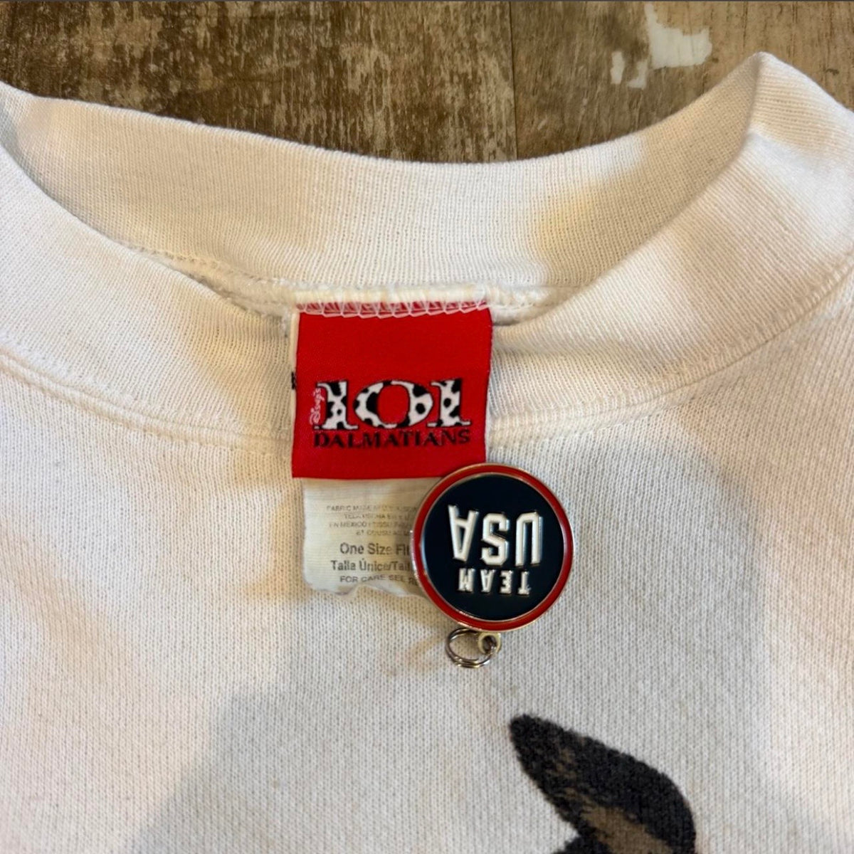 (L) Vintage 90s Disney 101 Dalmatians Puppy Crewneck