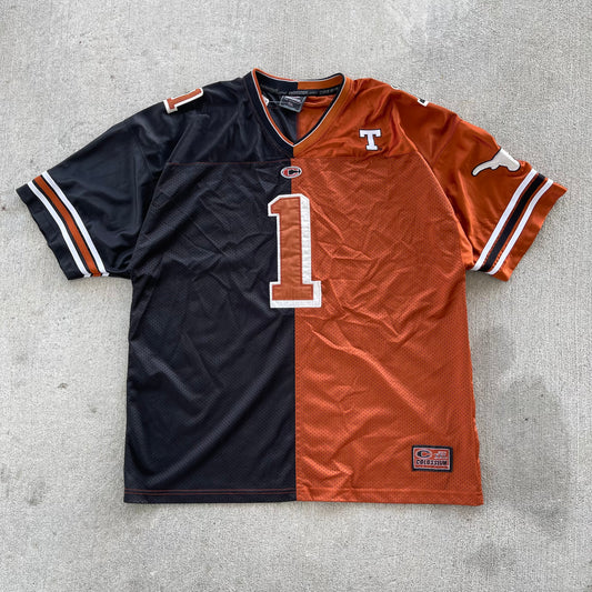 (2XL) Texas Colorblock Football Jersey