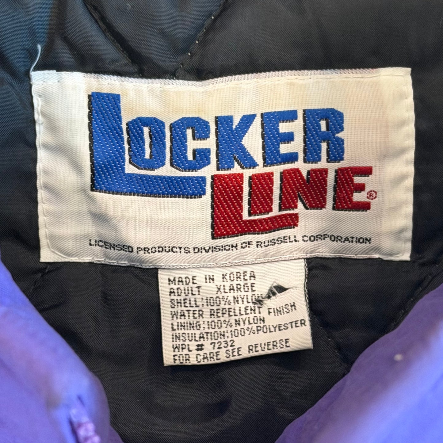 (L/XL) Vintage 1990s Phoenix Suns Locker Line NBA Puffer Jacket