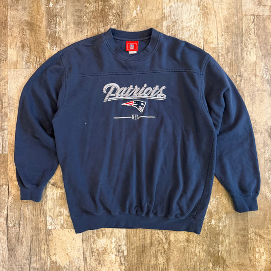 (XL) Vintage 90s New England Patriots NFL Crewneck