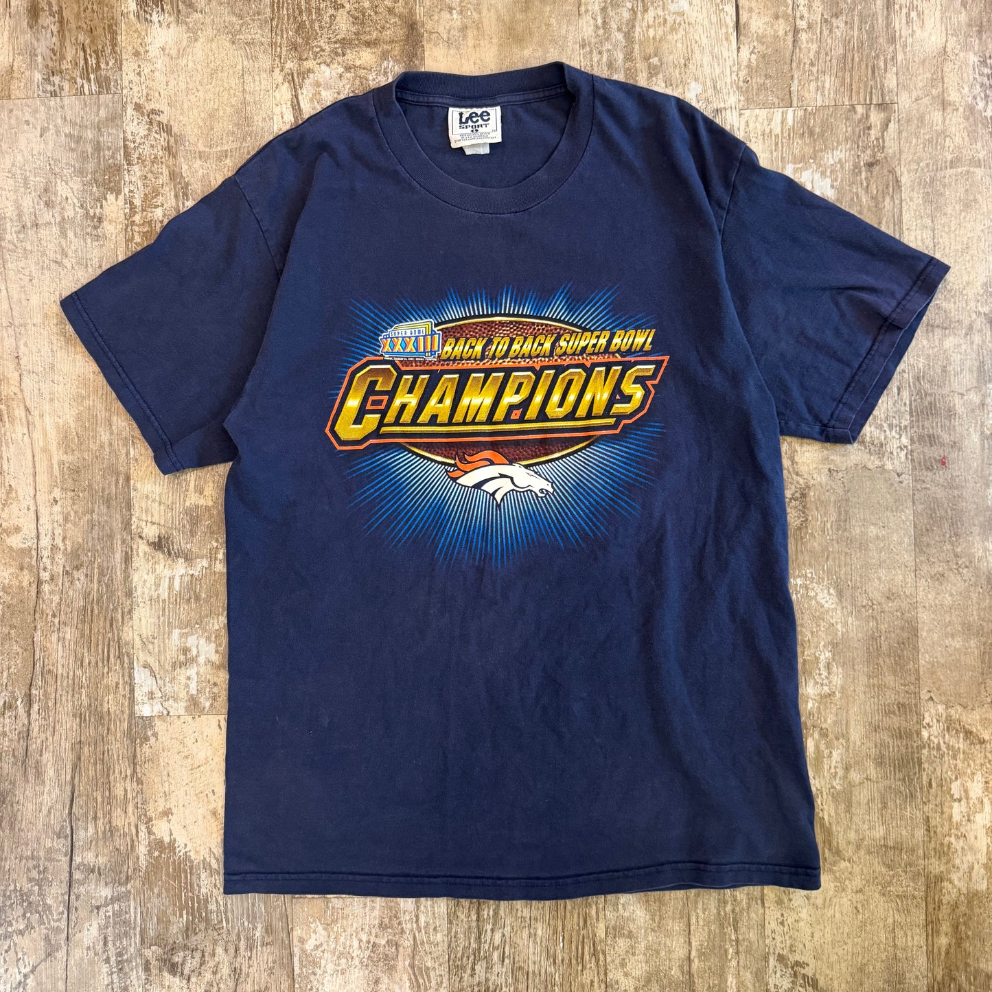 (M/L) Vintage 1999 Denver Broncos Champions Shirt