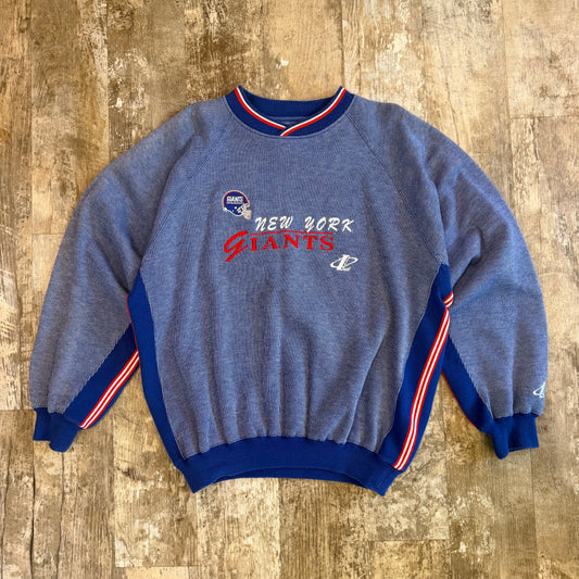 (L) Vintage 90s New York Giants Logo Athletic Crewneck