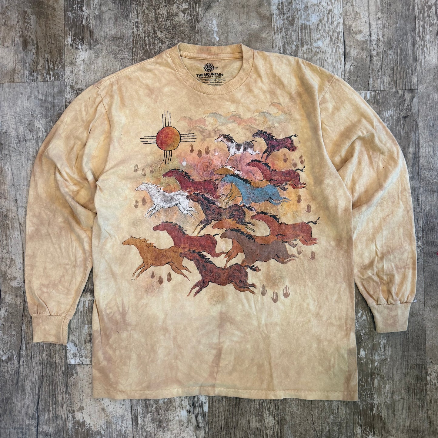 (L) Vintage 2000s The Mountain Horses Nature Long Sleeve Shirt