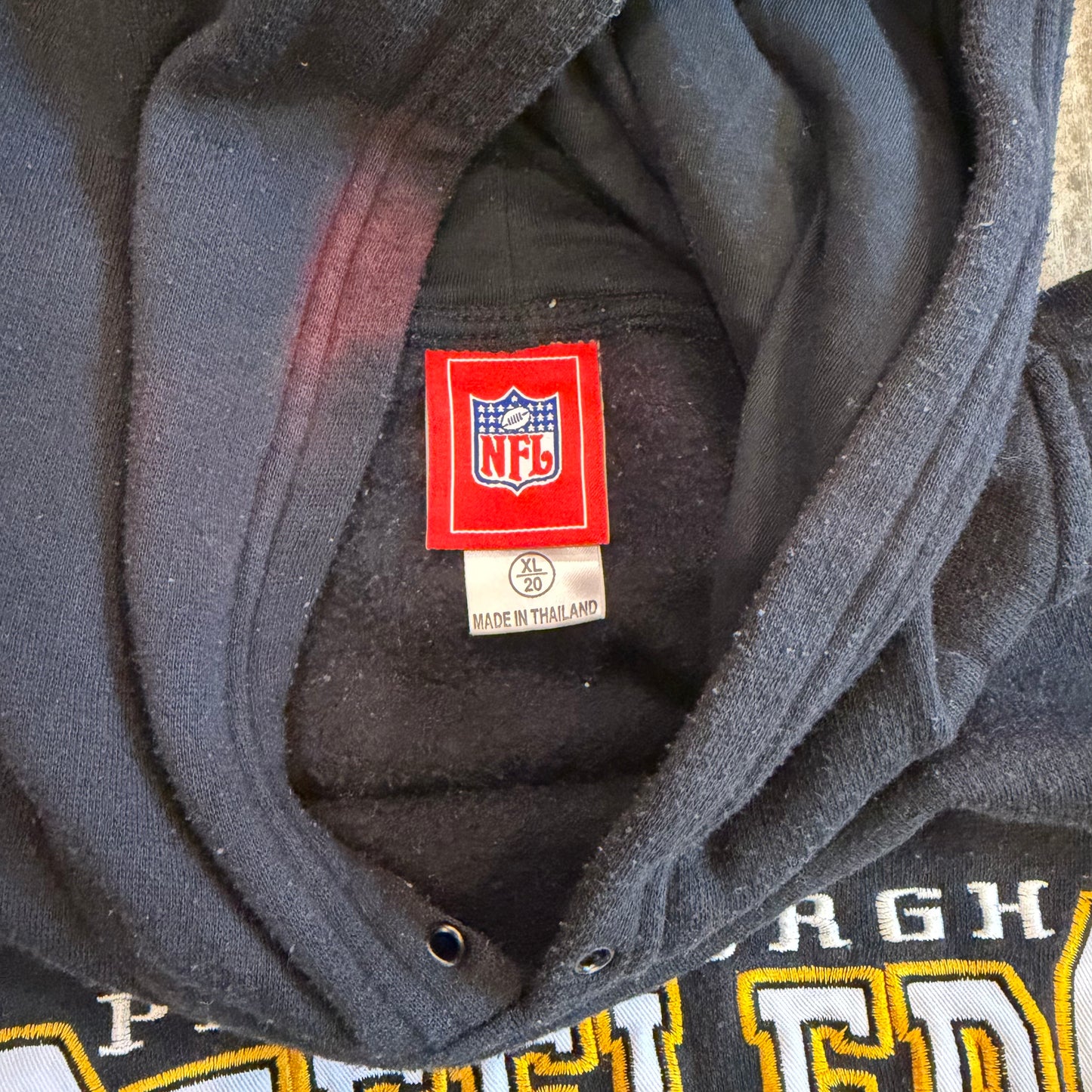 (M) Vintage 90s NFL Pittsburgh Steelers Hoodie