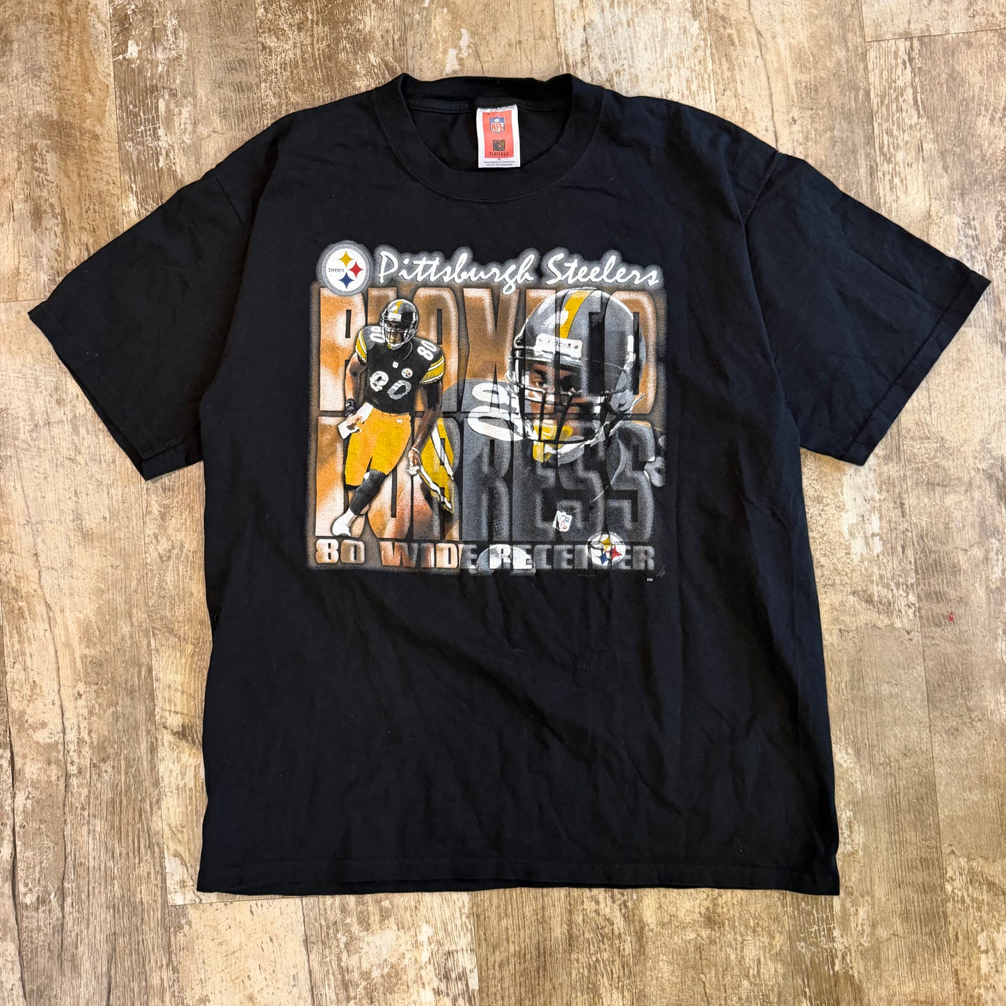 (XL) Vintage 2000s Plaxico Burress Pittsburgh Steelers NFL Shirt
