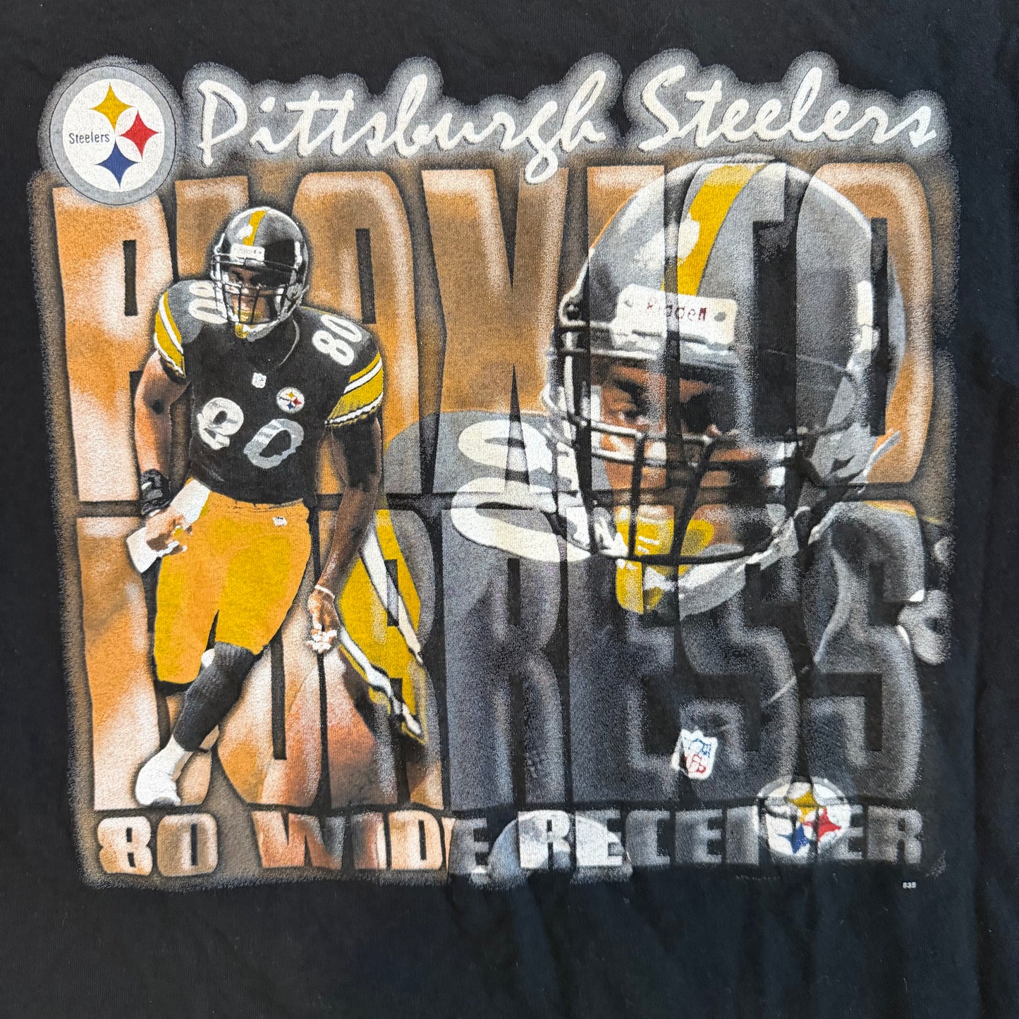(XL) Vintage 2000s Plaxico Burress Pittsburgh Steelers NFL Shirt