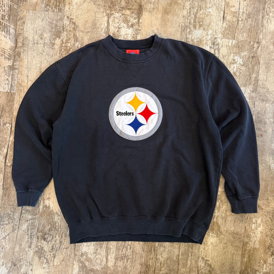 (XL) Vintage 00s Pittsburgh Steelers Logo Crewneck