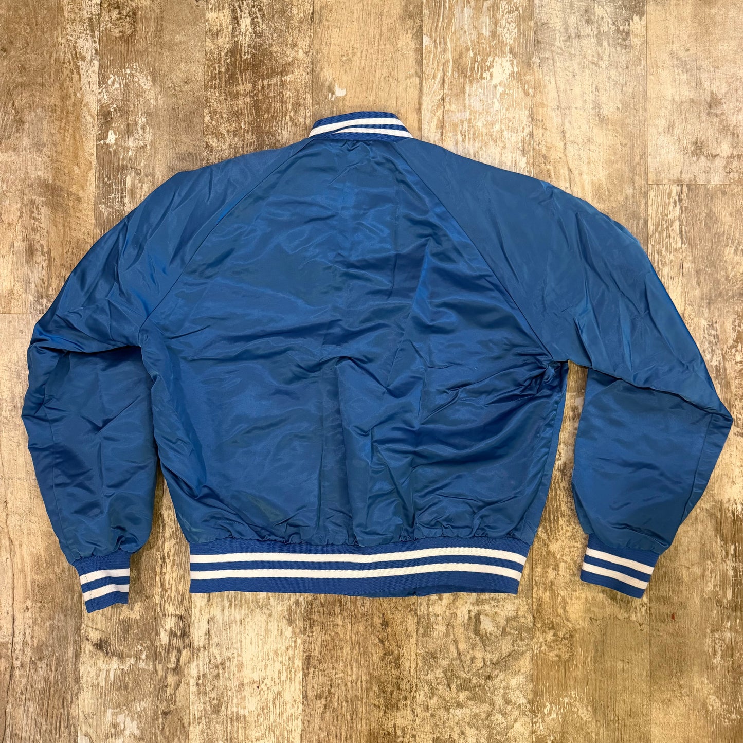 (S) 1980s Chalk Line KC Royals MLB Satin Bomber Jacket