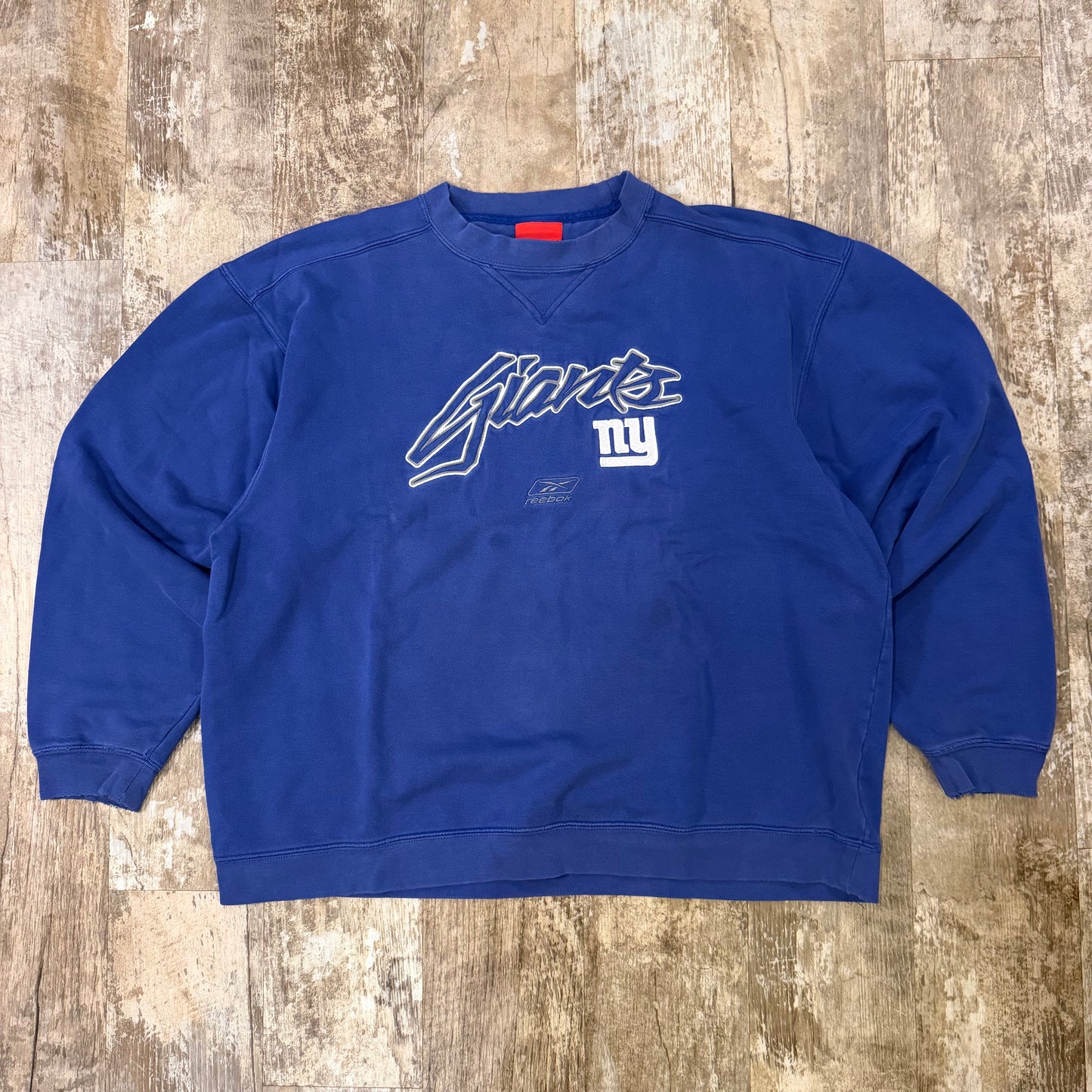 (L/XL) Vintage 90s NY Giants Reebok Crewneck