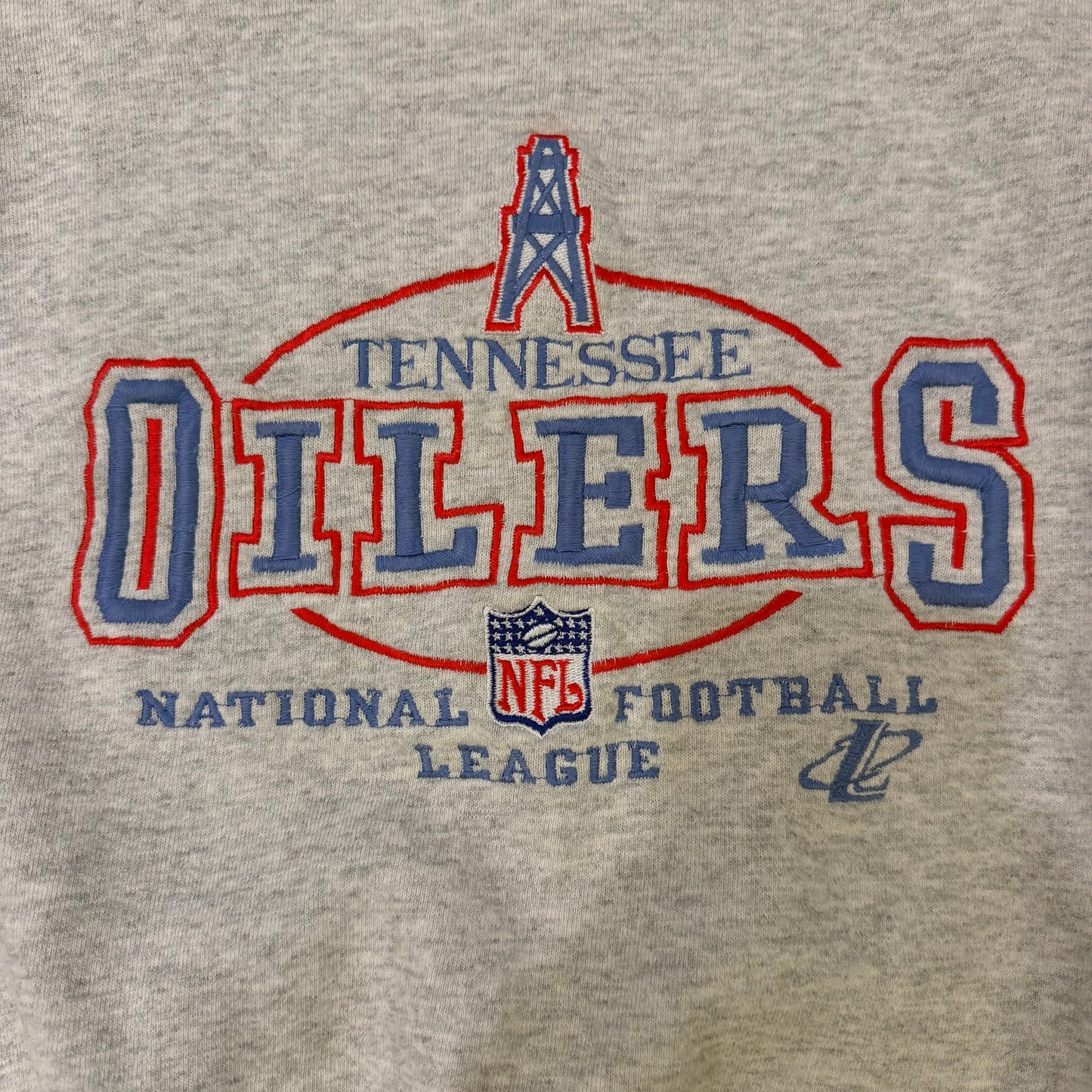 (L) Vintage 90s Tennessee Oilers NFL Crewneck