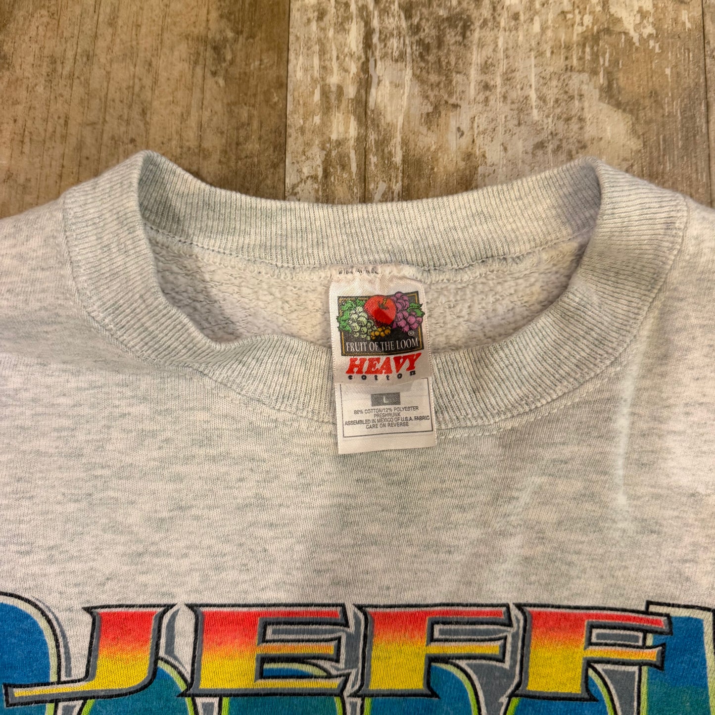 (M/L) 1996 Jeff Gordon Nascar "No One Else is Racing!" Crewneck