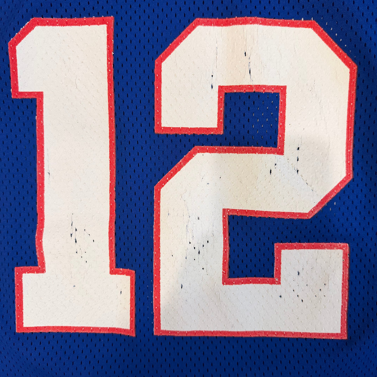 (L) Vintage 90s Buffalo Bills Jim Kelly Mesh Football Jersey