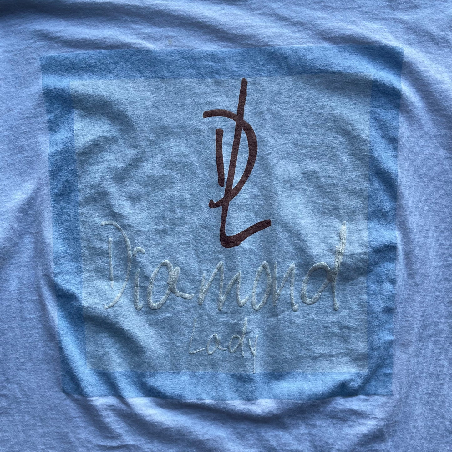 (L/XL) 90s "Diamond Lady" Box Logo Tee