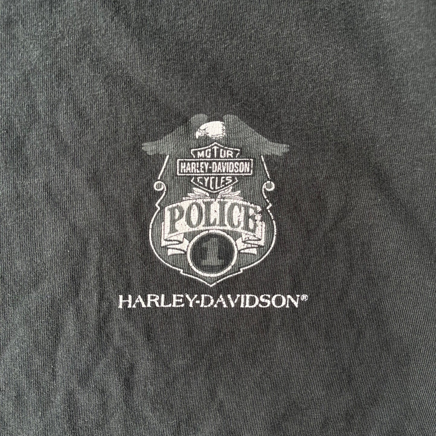(M) 00s Harley Davidson Police Motorcycles Tee