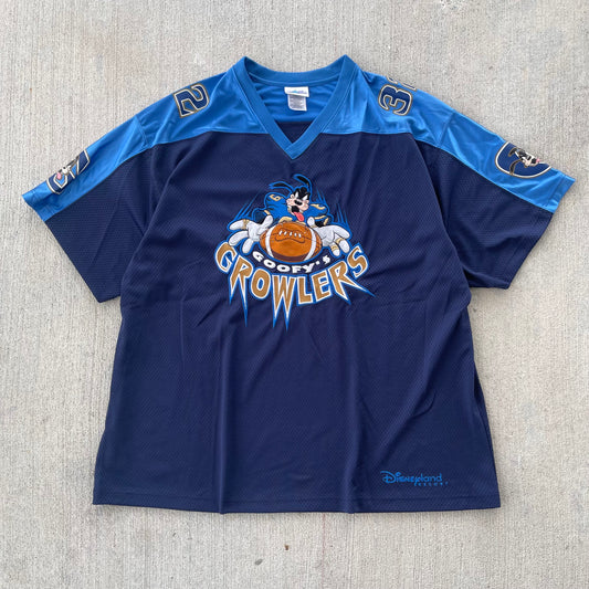(2XL) Vintage Disney 'Goofy Growlers' Football Jersey