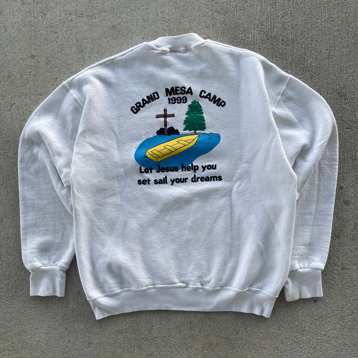 (M) 90s Jesus Camp Crewneck