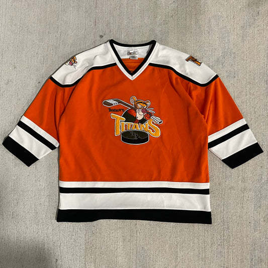 (XL) 00s Disney Tigger Hockey Jersey