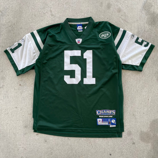 (2XL) 00s New York Jets 'Jonathan Vilma' Football Jersey