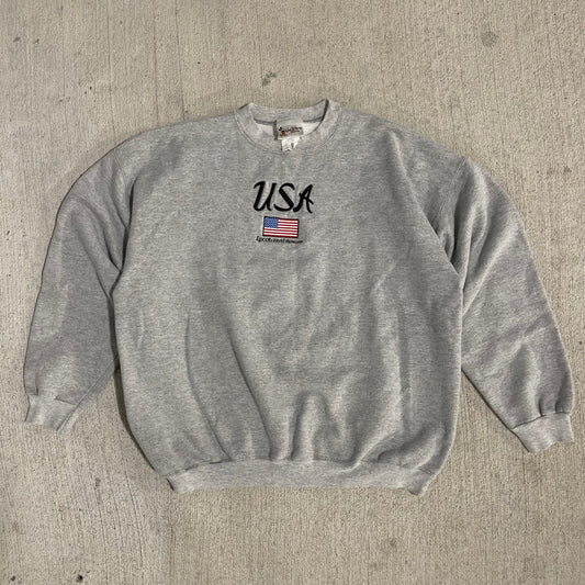 (M/L) 90s Epcot USA Disney Crewneck