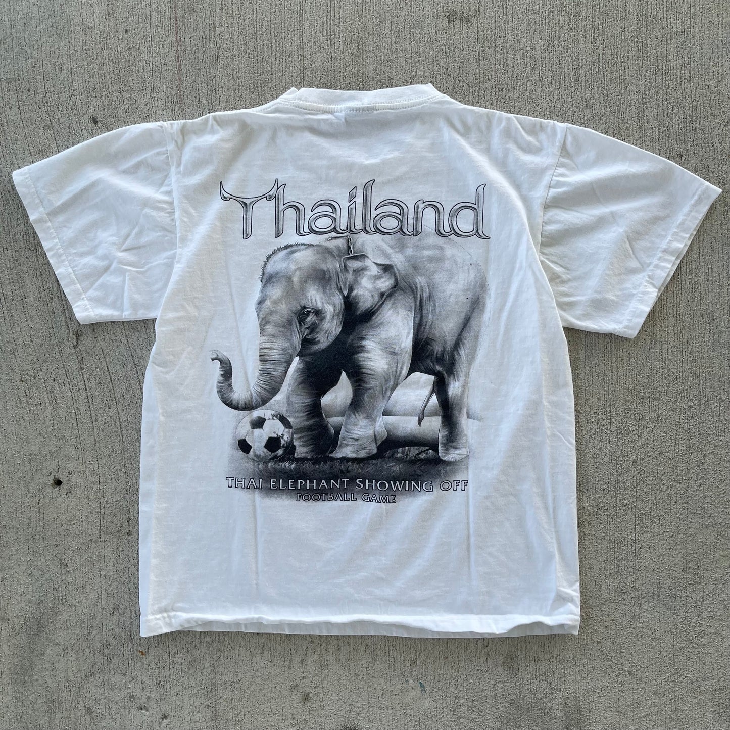 (XS) 00s Thailand Elephant Soccer Tee