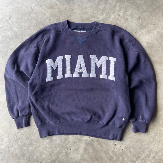 (M/L) 90s Miami Spellout Crewneck