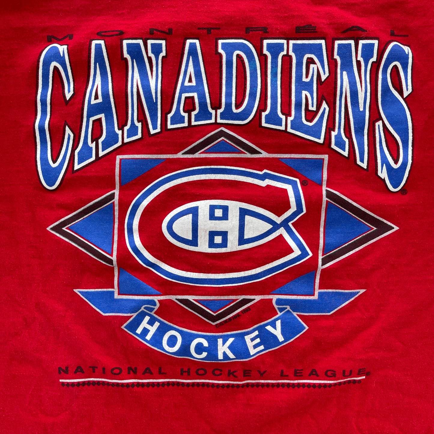 (XL) 1993 Montreal Canadiens Hockey Tee