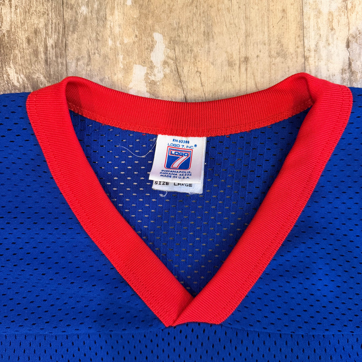 (L) Vintage 90s Buffalo Bills Jim Kelly Mesh Football Jersey