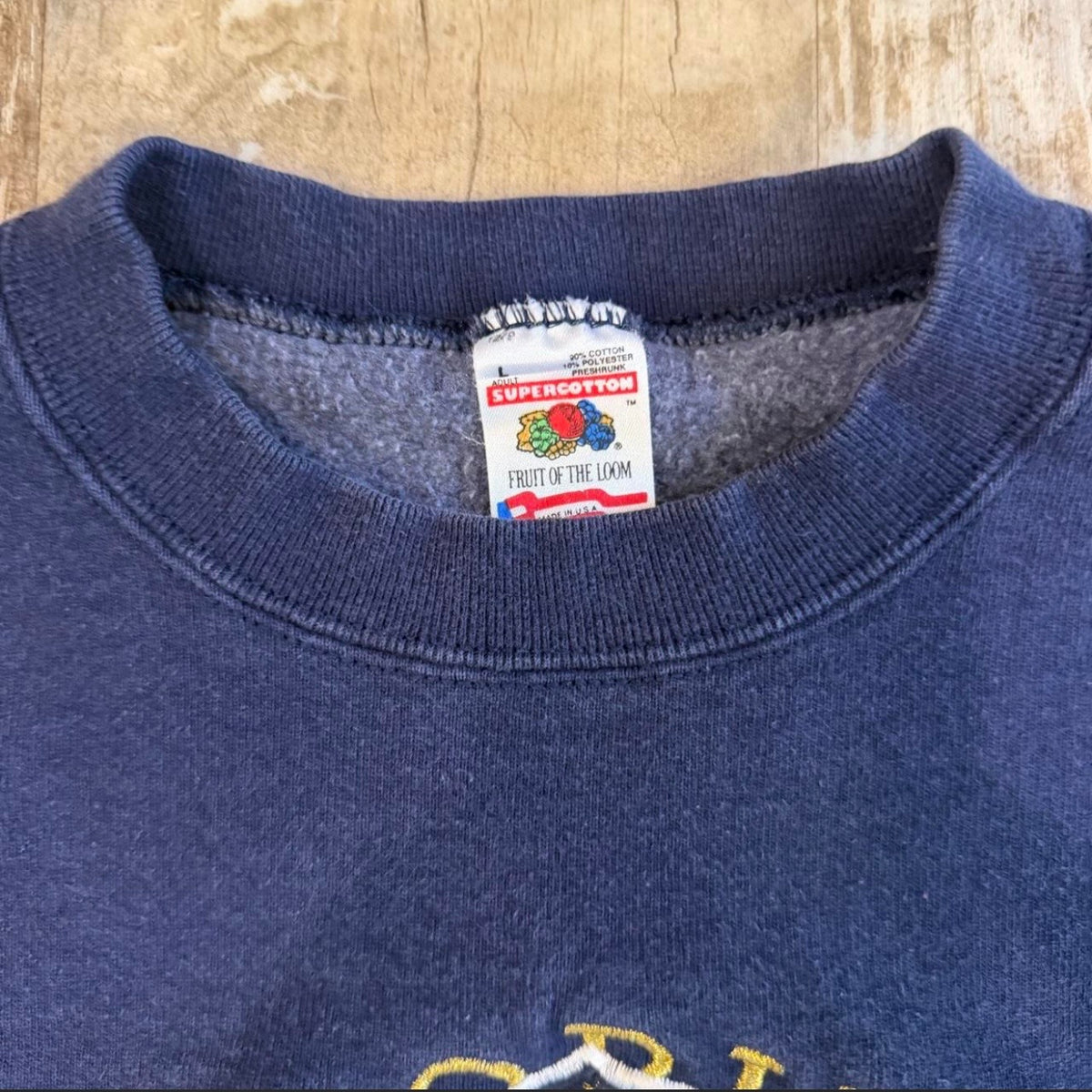 (L) Vintage 90s Florida Panthers Crewneck