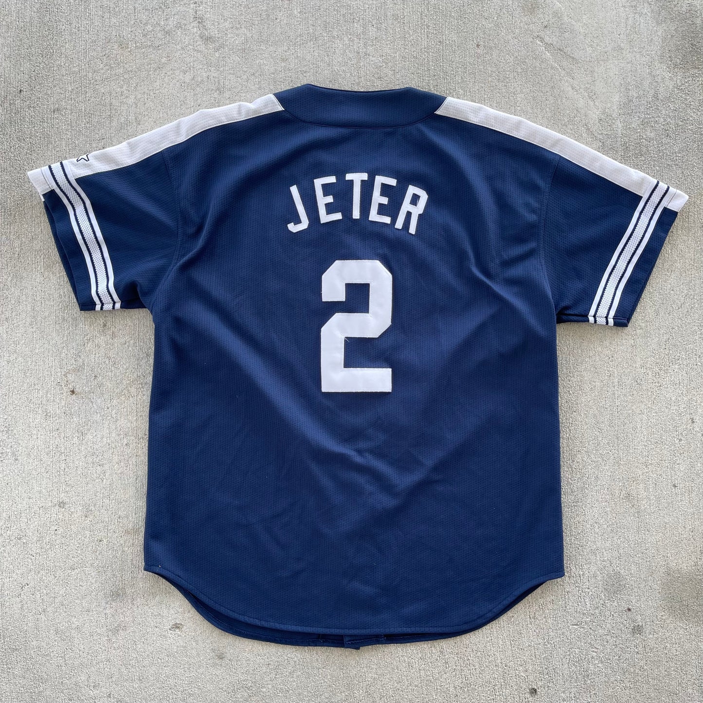 (2XL) 00s New York Yankees 'Derek Jeter' Baseball Jersey