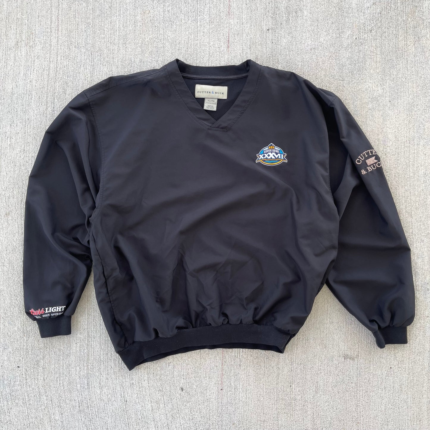 (L/XL) 00s Super Bowl Pullover Jacket