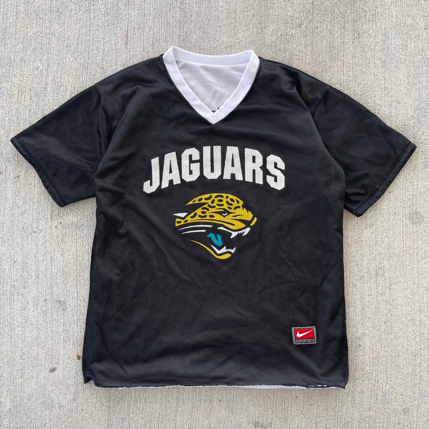 (M) 90s Jacksonville Jaguars Reversible Nike Mesh Jersey