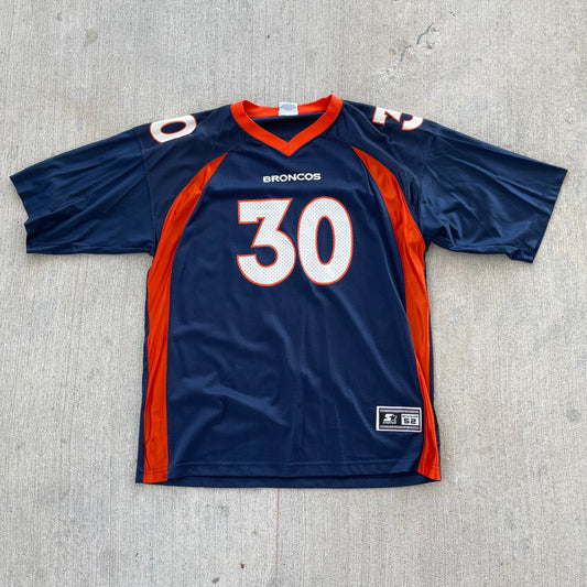(XL) 00s Denver Broncos 'Terrell Davis' Football Jersey