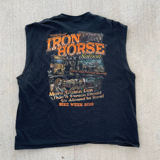 (L) 00s Iron Horse Graphic Tank Tee