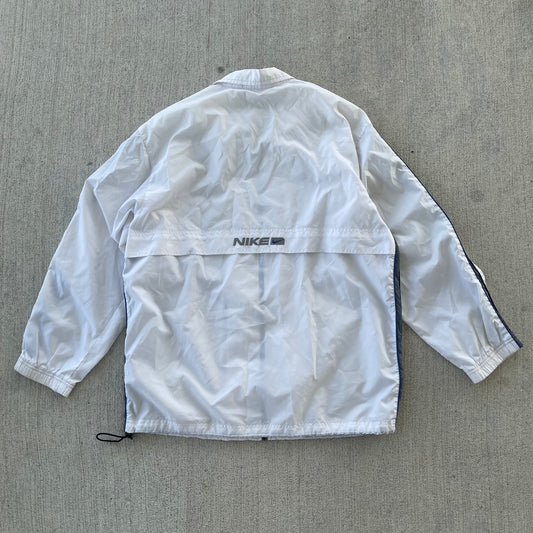 (L/XL) 00s Nike White Windbreaker