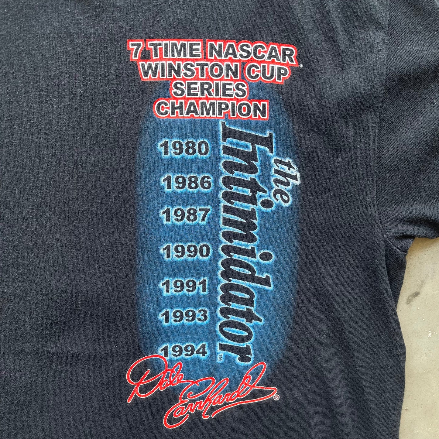 (L) 90s Dale Earnhardt Nascar Champion Graphic Tee