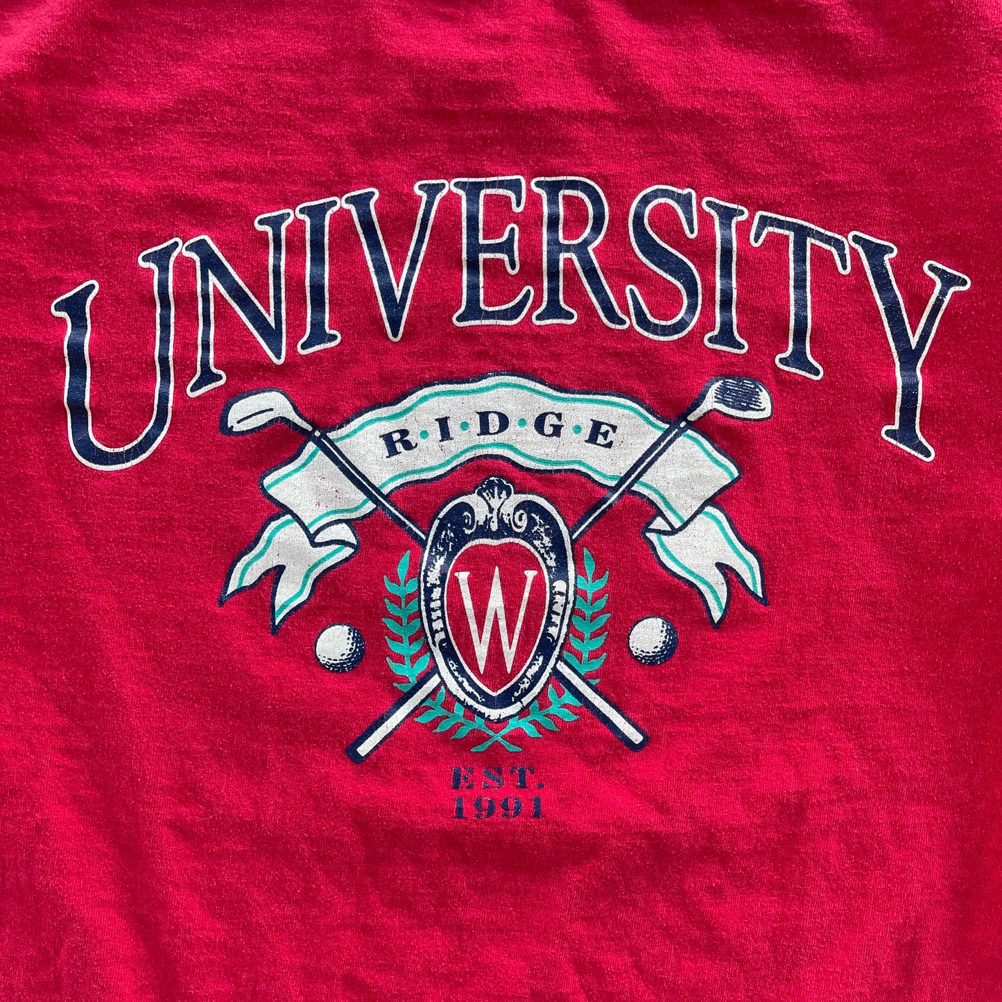 (L) 90s University Golf Tee