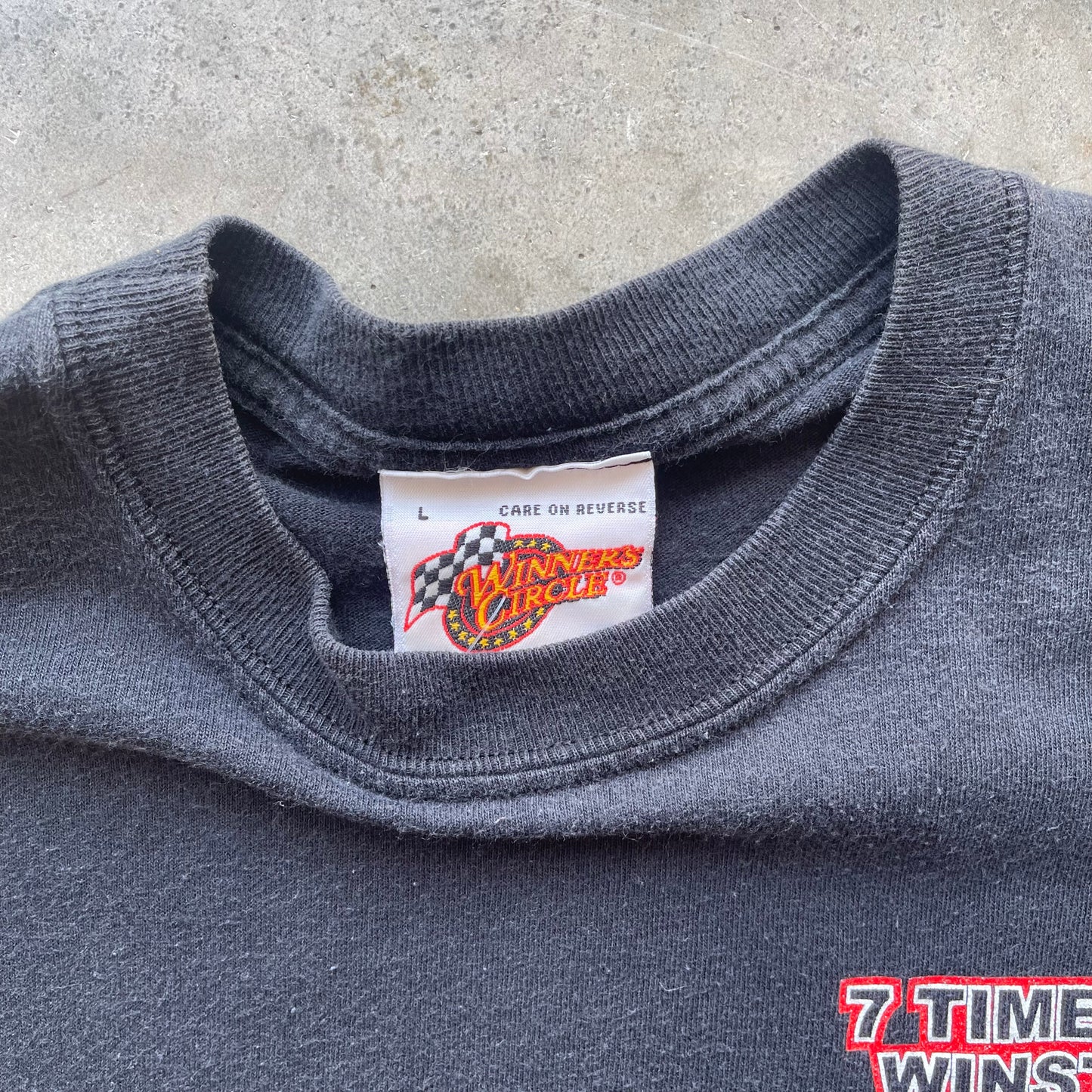 (L) 90s Dale Earnhardt Nascar Champion Graphic Tee