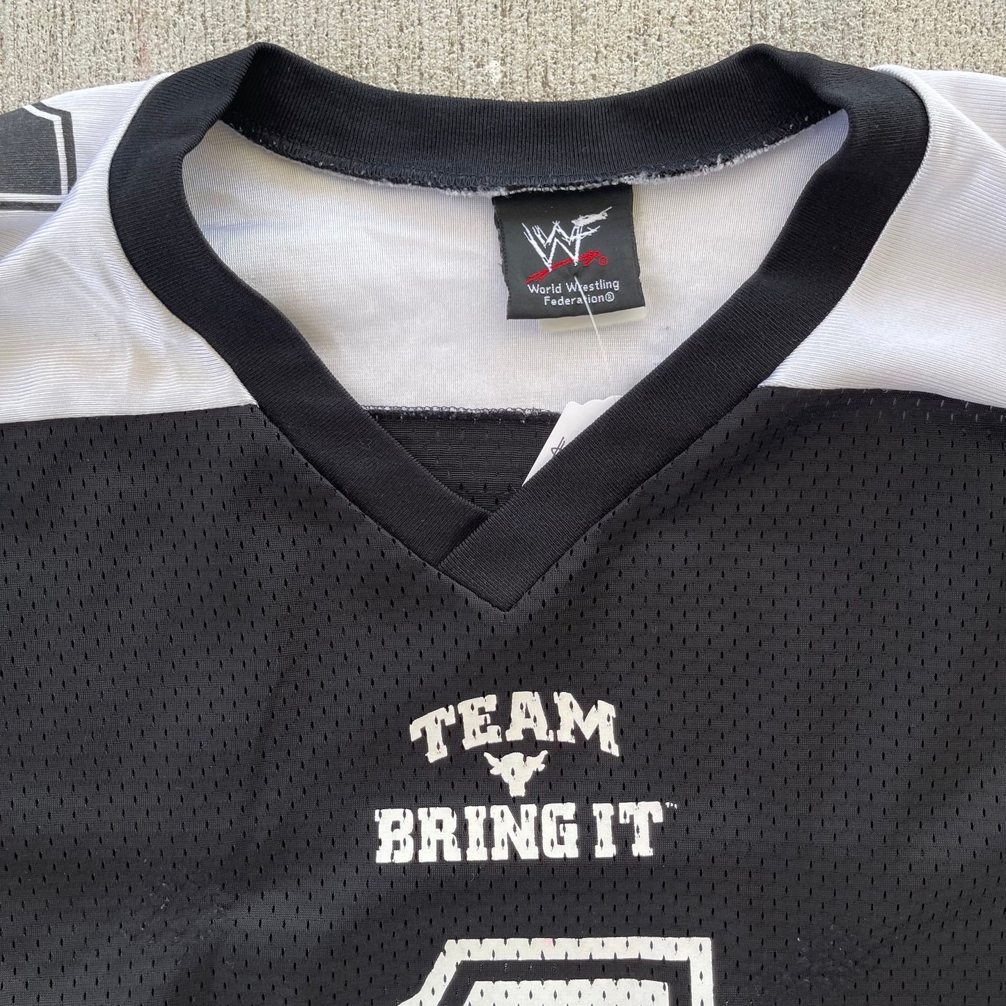 (L/XL) 00s WWE 'The Rock' Jersey