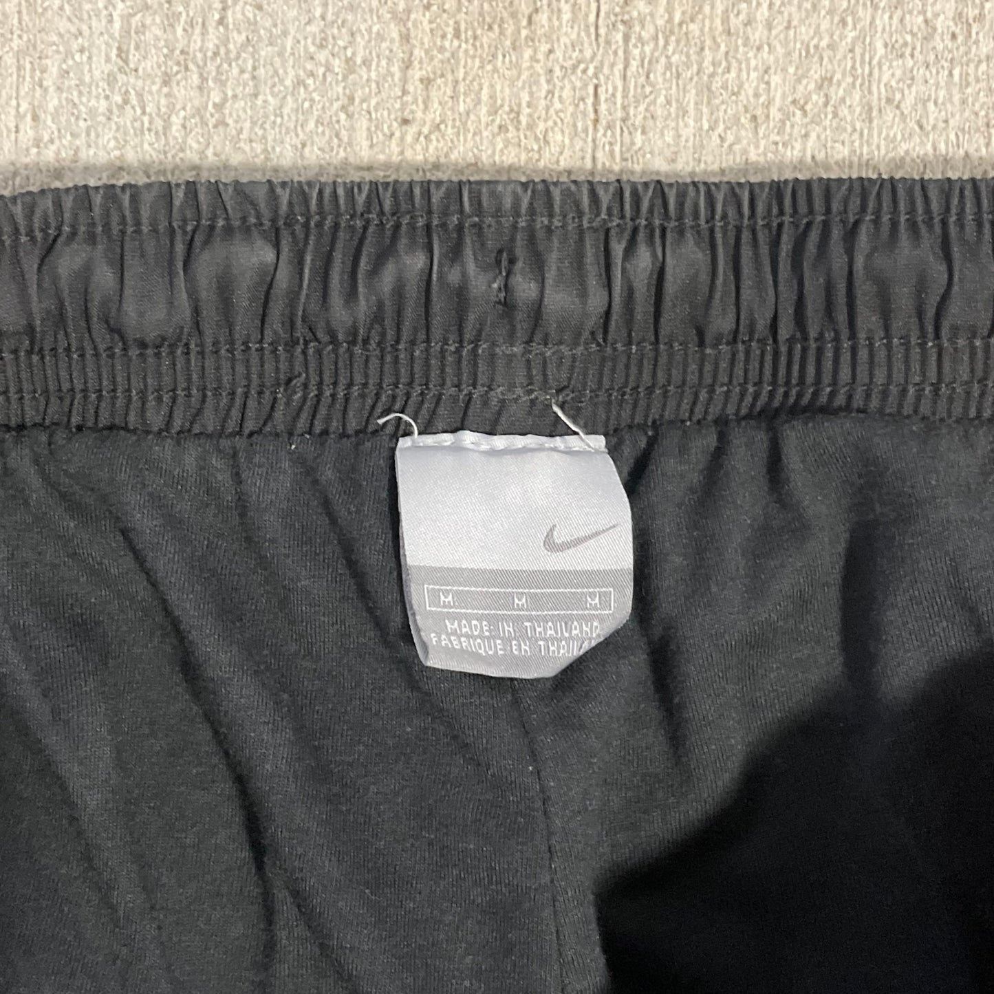 (M) 00s Vintage Nike Black/Red Track Pants