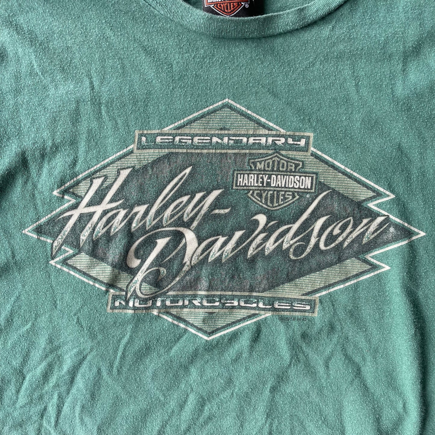 (L) Harley Davidson "Kootenays" Bigfoot Cropped Tee