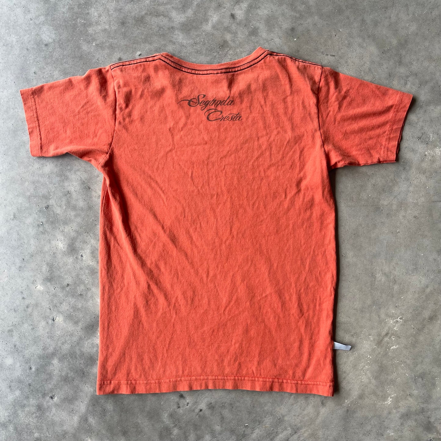 (Women's S/M) Harley Davidson Orange Graphic Tee