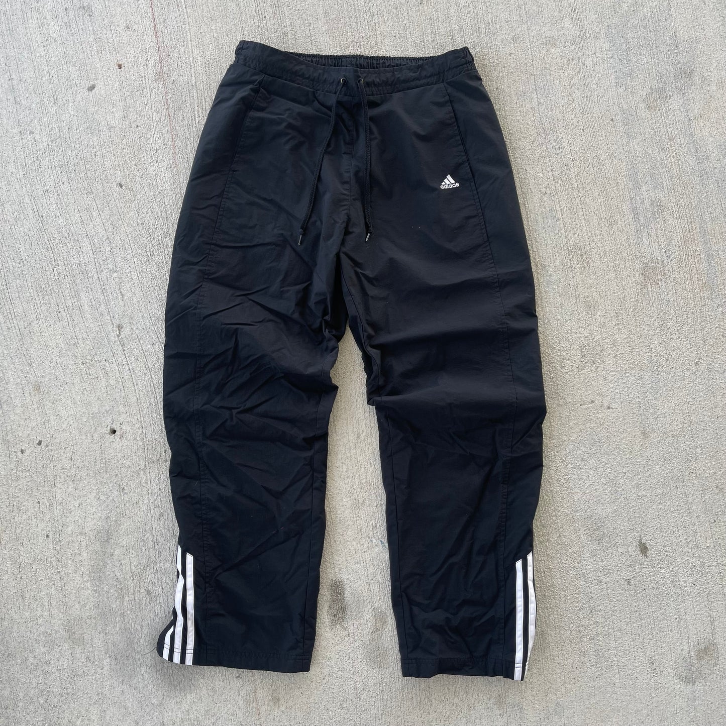 (M) 00s Adidas Black Track Pants