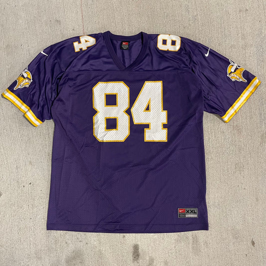 (2XL) 90s Minnesota Vikings 'Randy Moss' Football Jersey